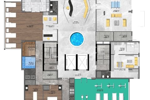 1+1 Wohnung in Alanya, Antalya, Türkei Nr. 44179 - 26
