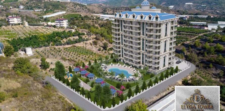 1+1 Lejlighed i Demirtas, Alanya, Antalya, Tyrkiet Nr. 116182