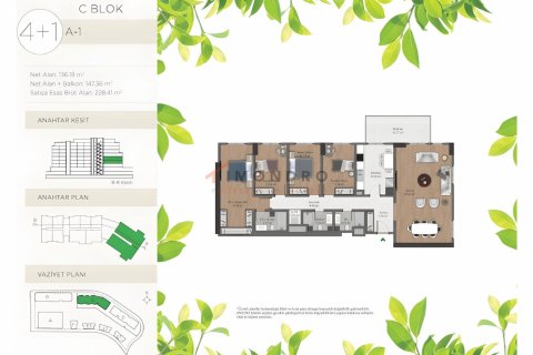 Apartment for sale  in Sariyer, Istanbul, Turkey, 4 bedrooms, 228m2, No. 193900 – photo 13