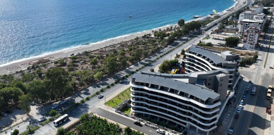 آپارتمان در Kargicak، Alanya ، ترکیه 1 خوابه ، 62 متر مربع. شماره 115381