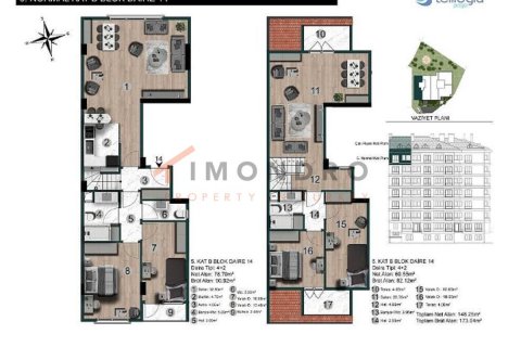 Apartment for sale  in Besiktas, Istanbul, Turkey, 2 bedrooms, 86m2, No. 151827 – photo 23