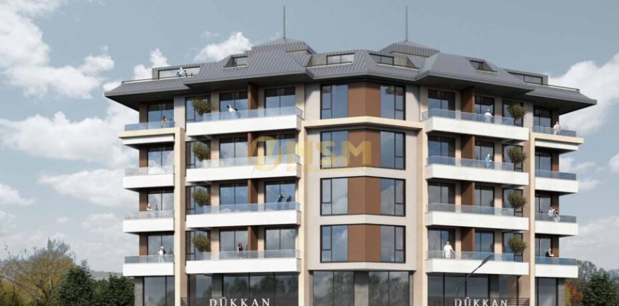 1+1 Lejlighed  i Alanya, Antalya, Tyrkiet Nr. 112396