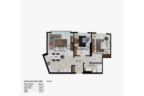 2+1 Lejlighed  i Umraniye, Istanbul, Tyrkiet Nr. 151628 - 17
