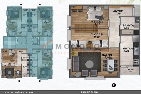 Apartment for sale  in Eyup, Istanbul, Turkey, 2 bedrooms, 122m2, No. 151962 – photo 17