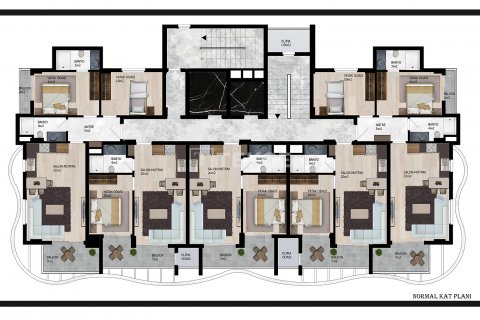 Apartment for sale  in Alanya, Antalya, Turkey, 1 bedroom, 55m2, No. 211669 – photo 22
