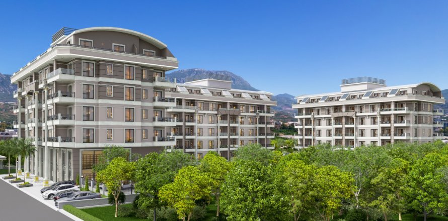 1+1 Lejlighed  i Alanya, Antalya, Tyrkiet Nr. 117349
