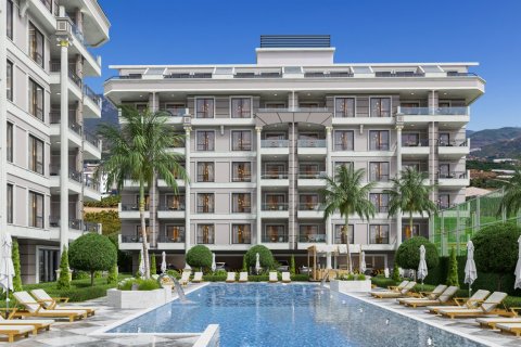 1+1 Lejlighed  i Alanya, Antalya, Tyrkiet Nr. 117349 - 2