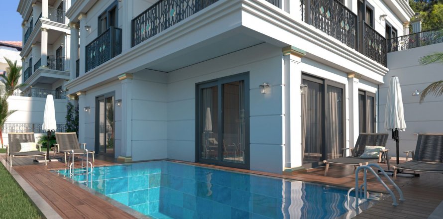 2+1 Leilighet i KALE PATRA, Alanya, Antalya, Tyrkia Nr. 158739