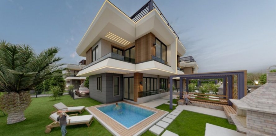 3+1 Villa  i Mersin, Tyrkia Nr. 189338