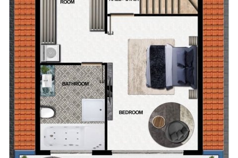 3+1 Villa i Konakli, Antalya, Tyrkia Nr. 114139 - 21