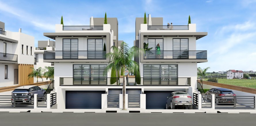 Вилла в 8 Nests Villas 3+1, Йенибоазичи, Фамагуста, Северный Кипр №114136