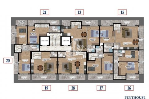 Продажа квартиры в Аланье, Анталье, Турция 1+1, 52м2, №114138 – фото 23