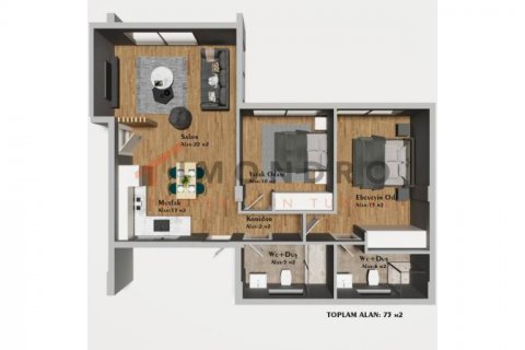 Apartment for sale in Esentepe, Girne, Northern Cyprus, 3 bedrooms, 131m2, No. 192378 – photo 28