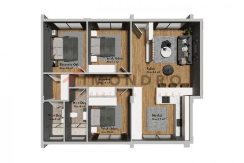 Apartment for sale in Esentepe, Girne, Northern Cyprus, 3 bedrooms, 131m2, No. 192378 – photo 30