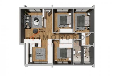 Apartment for sale in Esentepe, Girne, Northern Cyprus, 3 bedrooms, 131m2, No. 192378 – photo 29