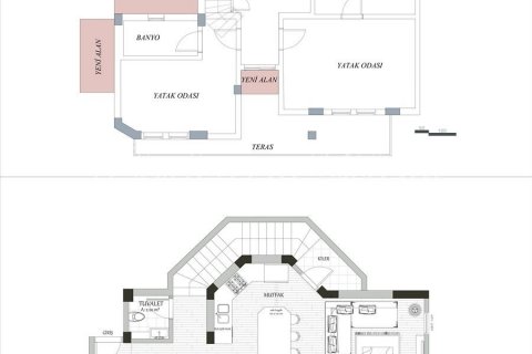 3+1 Villa  in Fethiye, Mugla, Türkei Nr. 210512 - 8