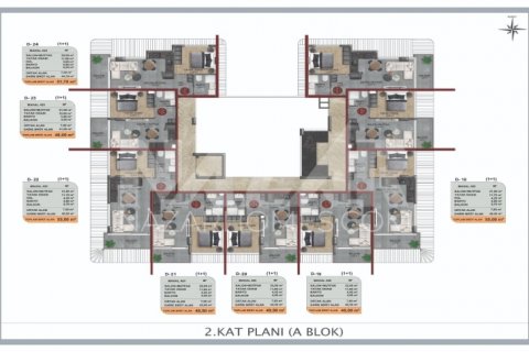 Daire 1+1 Alanya, Antalya, Türkiye №116703 - 23