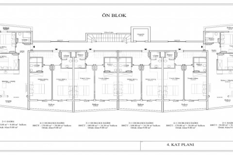 Продажа квартиры в Аланье, Анталье, Турция 1+1, 67.5м2, №116557 – фото 15