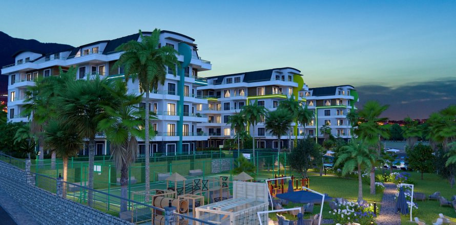 2+1 Lägenhet  i Oba, Antalya, Turkiet Nr. 115998