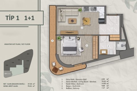 Wohnung  in Besiktas, Istanbul, Türkei Nr. 192444 - 21