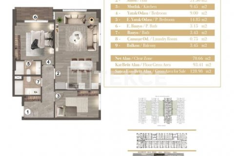 Apartment for sale in Istanbul, Turkey, 2 bedrooms, 129m2, No. 150073 – photo 20