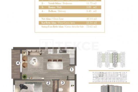 Apartment for sale in Istanbul, Turkey, 2 bedrooms, 129m2, No. 150073 – photo 19