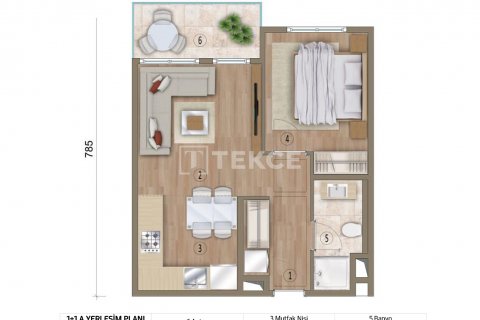 Продажа квартиры  в Стамбуле, Турция 2+1, 78м2, №150084 – фото 7