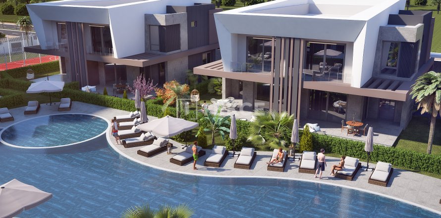 4+1 Villa  i Aksu, Antalya, Tyrkiet Nr. 145889