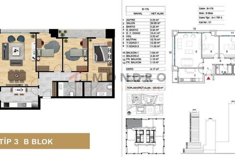 5+1 Lägenhet  i Atasehir, Istanbul, istanbul, Turkiet Nr. 152589 - 29