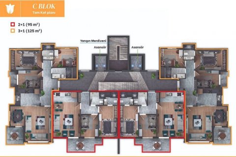Lägenhet i Antalya, Turkiet Nr. 211214 - 18