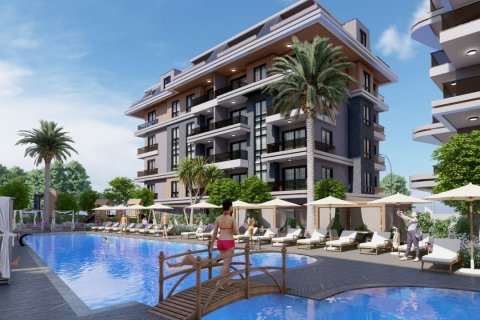 آپارتمان در در Aina Garden Alanya ، ترکیه 2 خوابه ، 74 متر مربع.  شماره 130791