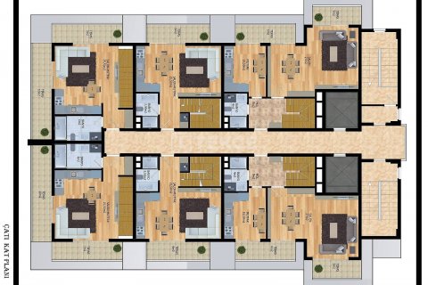 2+1 Leilighet i Alanya, Antalya, Tyrkia Nr. 60279 - 3