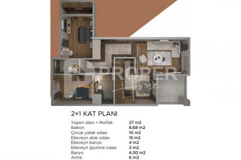 Apartment for sale in Altintash, Antalya, Turkey, 60m2, No. 40143 – photo 15