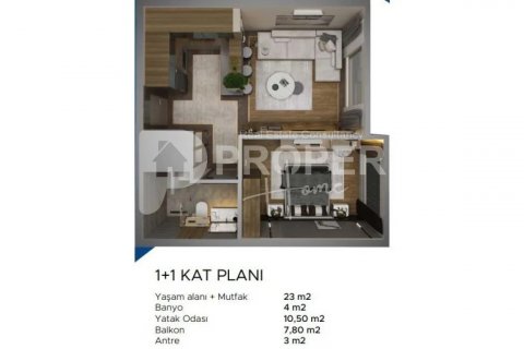 Apartment for sale in Altintash, Antalya, Turkey, 60m2, No. 40143 – photo 16