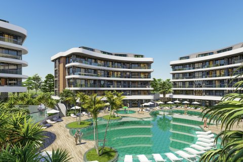 4+1 Lejlighed  i Alanya, Antalya, Tyrkiet Nr. 157790