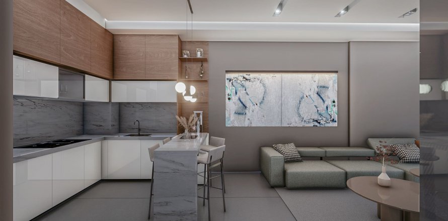 Daire Akropolis Residence 1+1, Altıntaş, Antalya, Türkiye №111995