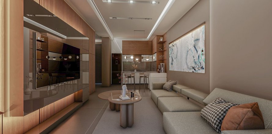 Квартира в Akropolis Residence 1+1, Алтынташ, Анталья, Турция №111992