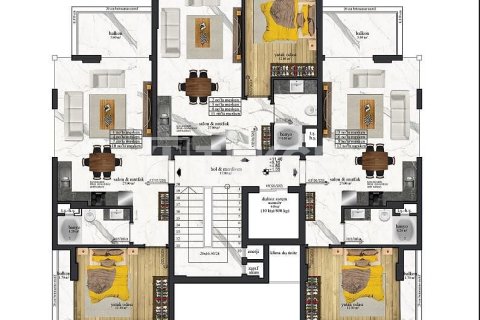 Продажа пентхауса в Аланье, Анталье, Турция 2+1, 121м2, №210432 – фото 15
