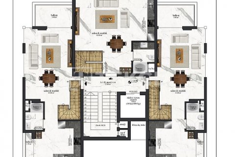 Продажа квартиры  в Аланье, Анталье, Турция 1+1, 52м2, №210431 – фото 13