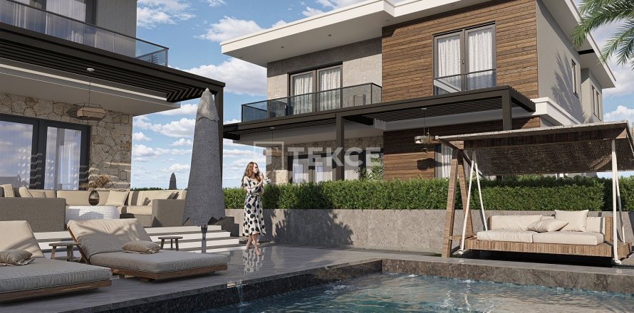 4+1 Villa  in Fethiye, Mugla, Türkei Nr. 194022