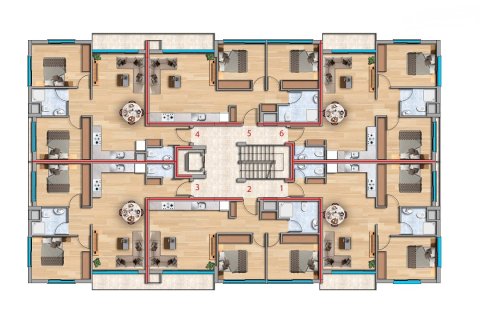 Apartment for sale in Famagusta, Northern Cyprus, 92.7m2, No. 210577 – photo 17