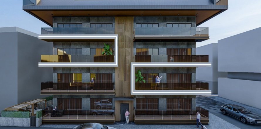 3+1 Leilighet i Alanya, Antalya, Tyrkia Nr. 132094