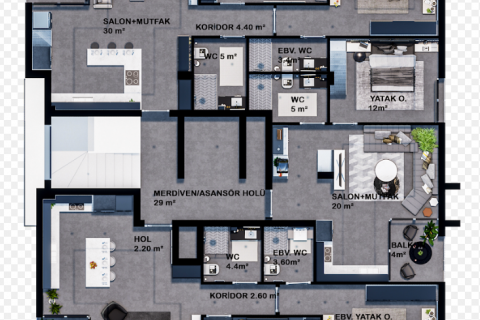 1+1 Wohnung in Nr. 140835 - 17