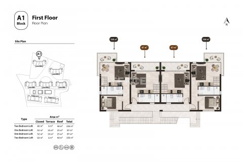 2+1 Takleilighet i Famagusta, Nr. 184812 - 17