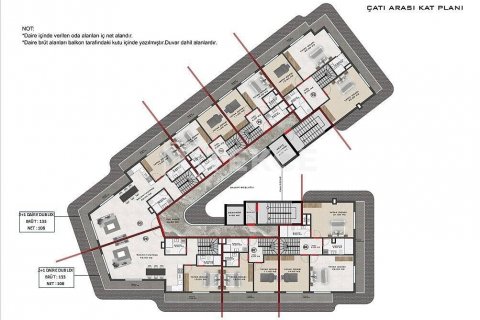 Продажа квартиры в Аланье, Анталье, Турция 1+1, 60м2, №44299 – фото 13