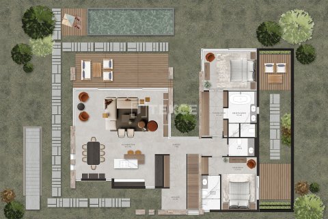 4+1 Villa  in Bodrum, Mugla, Türkei Nr. 211627 - 11