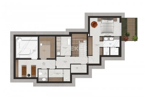 4+1 Villa  in Bodrum, Mugla, Türkei Nr. 211627 - 12