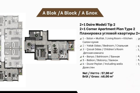 2+1 Wohnung  in Antalya, Türkei Nr. 211625 - 25