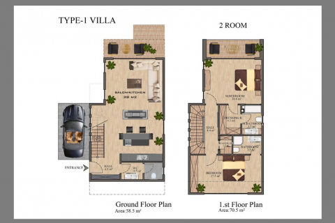 Villa for sale  in Northern Cyprus, 2 bedrooms, 128m2, No. 144025 – photo 28