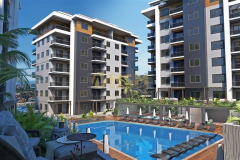 1+1 Lejlighed  i Alanya, Antalya, Tyrkiet Nr. 112324